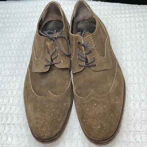 NICO NERINI 13 Suede Modern Classics Unisex Wingtip Preppy Oxfords